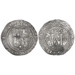 Mexico City, Mexico, 4 reales, Charles-Joanna, "Late Series," assayer R to left, mintmark M to right