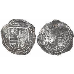 Mexico City, Mexico, cob 8 reales, Philip III, assayer F.