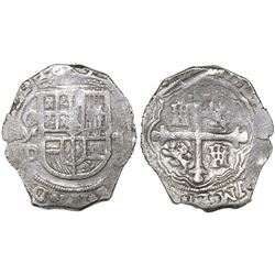 Mexico City, Mexico, cob 4 reales, (1)620/19D, Grade 1.