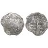 Image 1 : Potosi, Bolivia, cob 8 reales, 1617(M), Grade-1 quality but Grade 2 on the certificate.