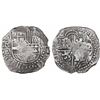 Image 1 : Potosi, Bolivia, cob 8 reales, (1618)PAL, rare, Grade 1.