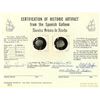 Image 2 : Potosi, Bolivia, cob 4 reales, Philip II, assayer B (5th period), borders of x's, Grade-2 quality (1