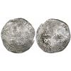Image 1 : Potosi, Bolivia, cob 8 reales, Philip III, assayer Q, Grade 2.