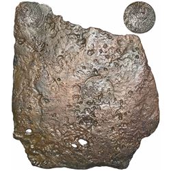 Sweden (Avesta mint), copper 2 daler "plate money," Karl XII, 1710.