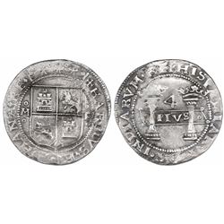Mexico City, Mexico, 4 reales, Charles-Joanna, "Early Series," assayer F to right, mintmark M to lef