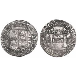 Mexico City, Mexico, 2 reales, Charles-Joanna, "Early Series," assayer P to right, mintmark M to lef