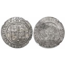 Mexico City, Mexico, 4 reales, Charles-Joanna, "Late Series," assayer A to right, mintmark M to left
