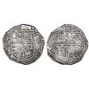 Image 1 : Potosi, Bolivia, cob 8 reales, 1617M, date at 7 o'clock, tiny mintmark, rare.