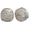 Image 1 : Potosi, Bolivia, cob 8 reales, (16)44TR, rare.