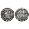 Image 1 : Potosi, Bolivia, cob 8 reales Royal, 1658E, pomegranate (with dots) at top on both sides.