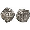 Image 1 : Potosi, Bolivia, cob 2 reales, 1732YA, rare.