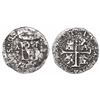 Image 1 : Panama, cob 1/2 real, Philip II, assayer P to right and assayer M below monogram, mintmark AP to lef
