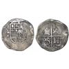 Image 1 : Seville, Spain, cob 8 reales, (15)91/0 date to right, assayer H below mintmark S and denomination o-