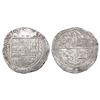 Image 1 : Toledo, Spain, cob 4 reales, 1593 date to right, assayer C below mintmark oT and above denomination 