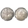 Image 1 : Bogota, Colombia, 1 peso, 1858, encapsulated NGC MS 63.