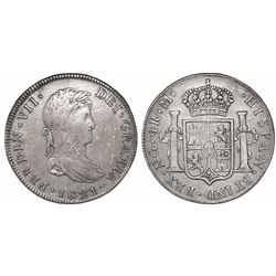 Guatemala, bust 4 reales, Ferdinand VII, 1821M, ex-Richard Stuart.