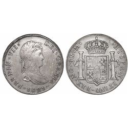 Guatemala, bust 4 reales, Ferdinand VII, 1821M, ex-Richard Stuart.