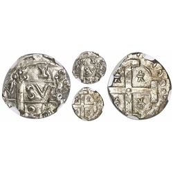 Comayagua, Honduras, provisional "imitation cob" 1 real, 1825-(CY), extremely rare, encapsulated NGC