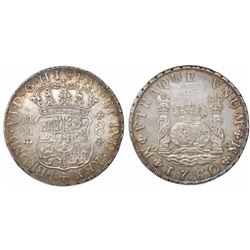 Mexico City, Mexico, pillar 8 reales, Ferdinand VI, 1760MM.