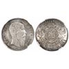 Image 1 : Mexico City, Mexico, 1 peso, Maximilian, 1866, encapsulated NGC MS 63.