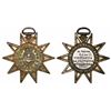 Image 1 : Buenos Aires, Argentina, star silver military medal, ca. 1865-1869, Paraguay Campaign.