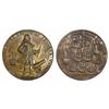 Image 1 : Great Britain, copper-alloy medal, Admiral Vernon, 1739, Porto Bello, full-length portrait facing ri