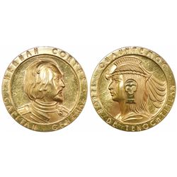 Mexico, gold medal, (1963), Cortes / Cuauhtemoc.