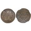 Image 1 : USA (Philadelphia mint), one cent Flowing Hair, 1794, head of 1795, S-72, encapsulated NGC F 12 BN.