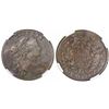 Image 1 : USA (Philadelphia mint), large cent Draped Bust, 1802, S-230, encapsulated NGC XF 40 BN.