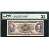 Image 1 : Caracas, Venezuela, Banco Central, 10 bolivares, 5-10-1950, certified PMG VF 25.