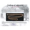 Image 2 : Gold chain, 31.35 grams, 22 inches long, "olive blossom" design, from the 1715 Fleet.