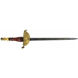 Mexican officer's dirk, 1825-1850.