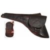 Image 2 : Confederate leather holster and leather cap box.