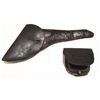 Image 3 : Confederate leather holster and leather cap box.