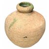 Image 1 : Beehive olive jar with metal stand, 1600s-1700s.