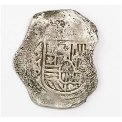 Mexico City, Mexico, cob 8 reales, Philip IV, assayer P.