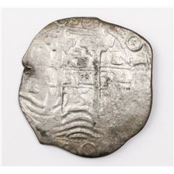 Potosi, Bolivia, cob 8 reales, 1675E.