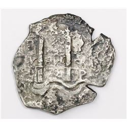 Potosi, Bolivia, cob 8 reales, 1678E.