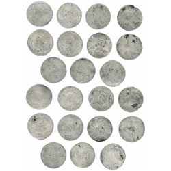 Lot of eleven French ecus, Louis XV, small bust, 1726 and 1727, various mints.
