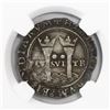 Image 1 : Mexico City, Mexico, 2 reales, Charles-Joanna, "Late Series," assayer L to left, mintmark oM to righ