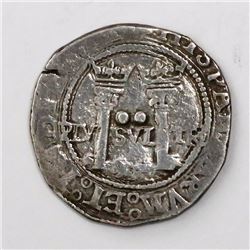 Mexico City, Mexico, 2 reales, Charles-Joanna, "Late Series," assayer O to right, mintmark oM to lef