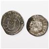 Image 1 : Lot of two Mexico City, Mexico, minors (2R and 1R) of Charles-Joanna, "Late Series," assayer O.