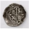Image 2 : Mexico City, Mexico, cob 4 reales, Philip II, assayer F below mintmark oM to left, denomination 4 to