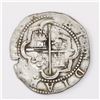 Image 2 : Lima, Peru, cob 2 reales, Philip II, assayer Diego de la Torre, P-ii to left, *-oD to right.