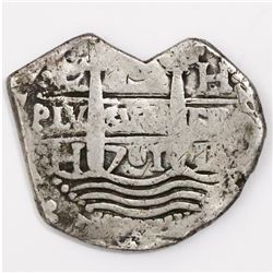 Lima, Peru, cob 8 reales, 1701H.