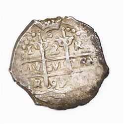Lima, Peru, cob 2 reales, 1695R.