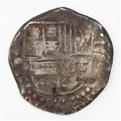 Potosi, Bolivia, cob 8 reales, 16(22)P, quadrants of cross transposed.