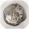 Image 2 : Potosi, Bolivia, cob 8 reales, 1749q, encapsulated NGC VF 30 (extra thick slab).