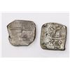 Image 2 : Lot of two Toledo, Spain, cob 4 reales, Philip IV, assayer P.