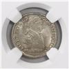 Image 1 : Potosi, Bolivia, 1 sol, 1830JL, encapsulated NGC MS 64.